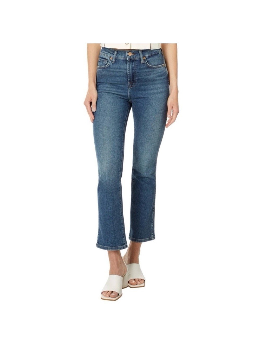 7 for all mankind | hw slim kick flare luxe vintage jeans in sea level